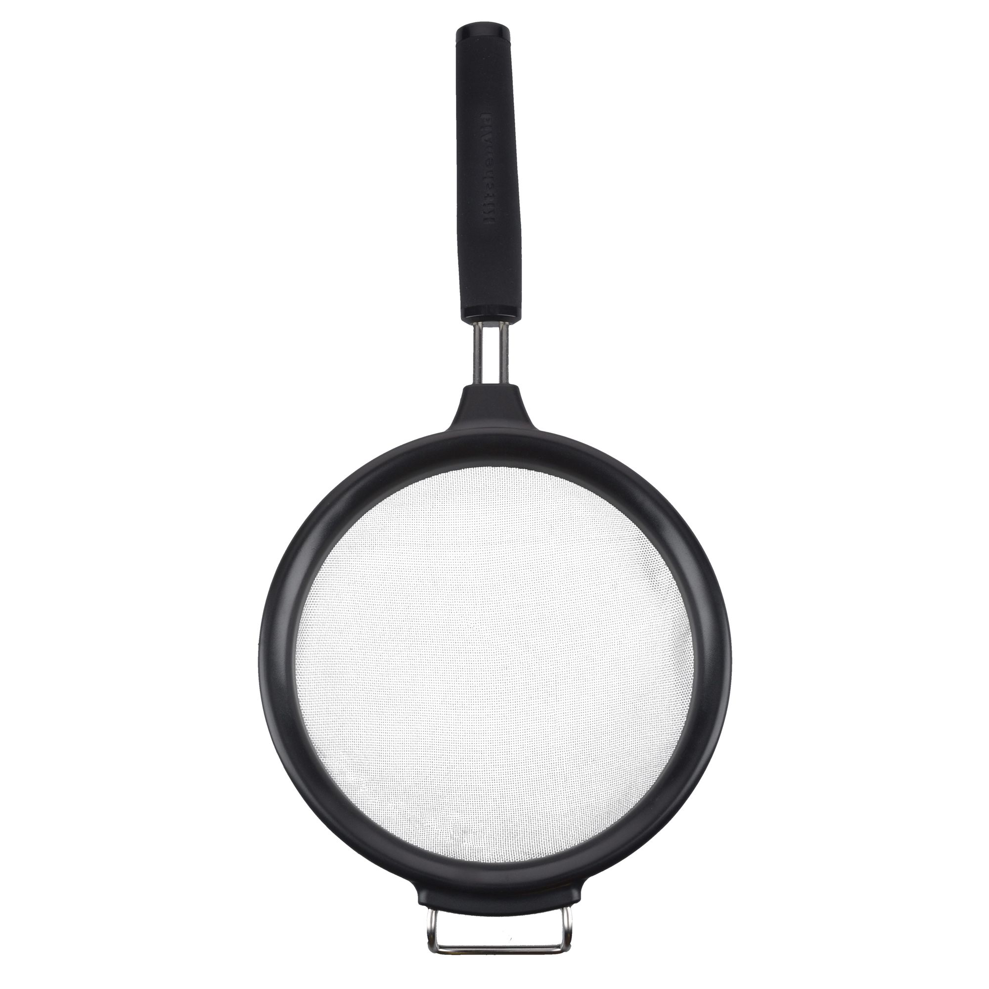 KitchenAid Soft Touch Strainer 17.5cm Black